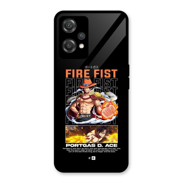 Fire Fist Ace Glass Back Case for OnePlus Nord CE 2 Lite 5G