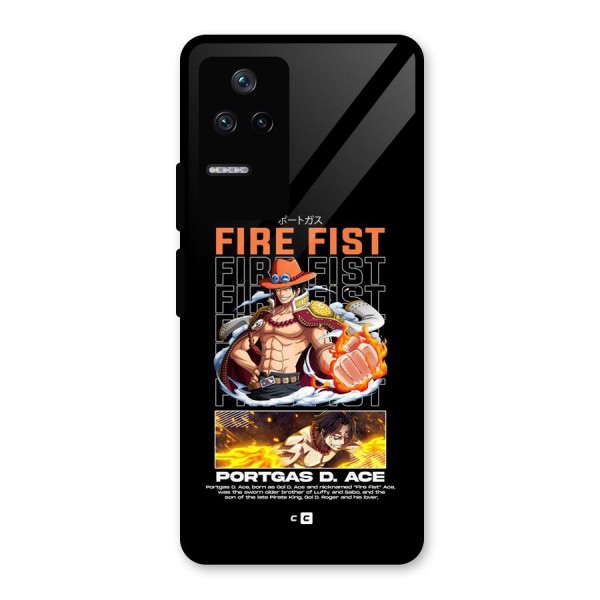 Fire Fist Ace Glass Back Case for Poco F4 5G