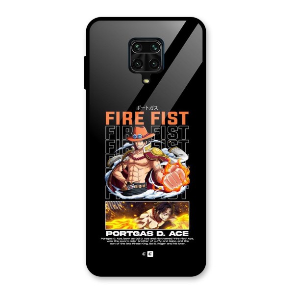 Fire Fist Ace Glass Back Case for Poco M2 Pro