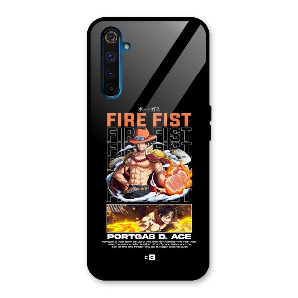 Fire Fist Ace Glass Back Case for Realme 6 Pro
