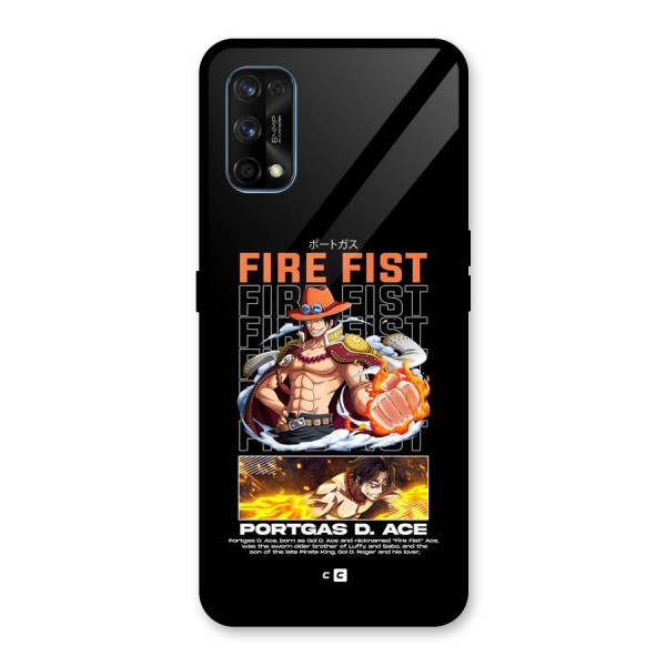 Fire Fist Ace Glass Back Case for Realme 7 Pro
