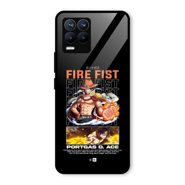 Fire Fist Ace Glass Back Case for Realme 8 Pro