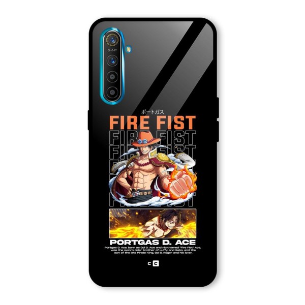 Fire Fist Ace Glass Back Case for Realme X2