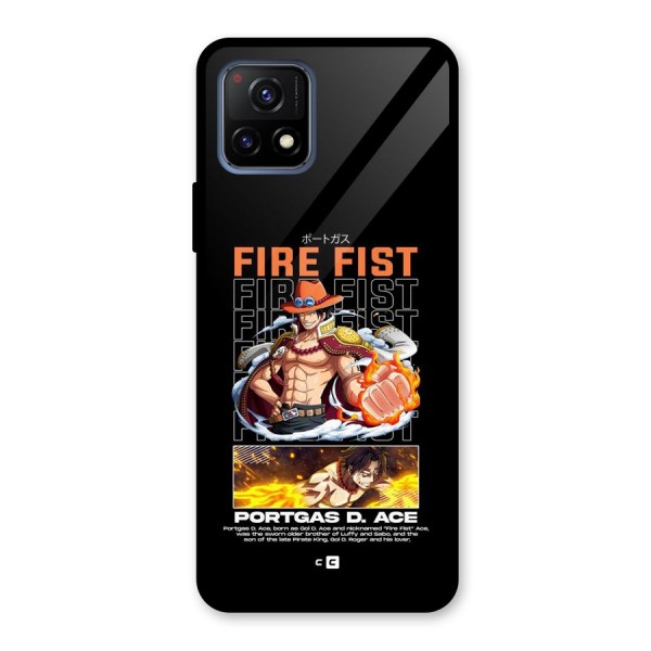 Fire Fist Ace Glass Back Case for Vivo Y72 5G