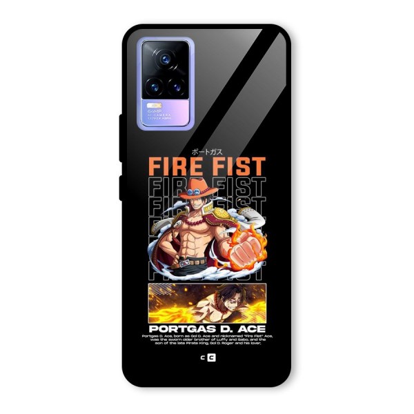 Fire Fist Ace Glass Back Case for Vivo Y73