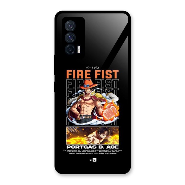 Fire Fist Ace Glass Back Case for Vivo iQOO 7 5G