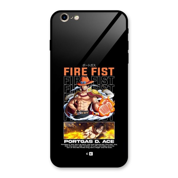 Fire Fist Ace Glass Back Case for iPhone 6 Plus 6S Plus