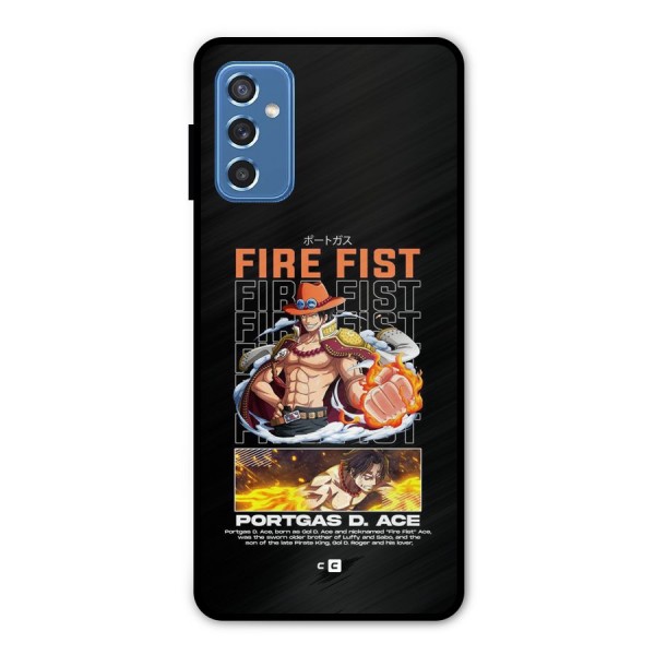 Fire Fist Ace Metal Back Case for Galaxy M52 5G
