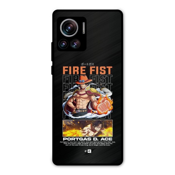 Fire Fist Ace Metal Back Case for Motorola Edge 30 Ultra