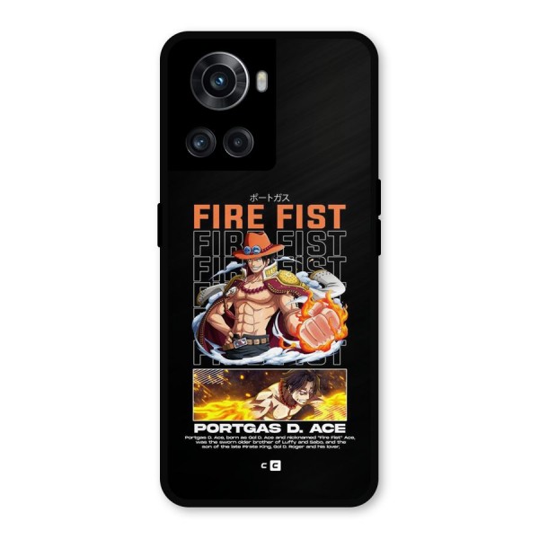 Fire Fist Ace Metal Back Case for OnePlus 10R