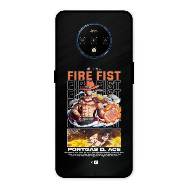 Fire Fist Ace Metal Back Case for OnePlus 7T