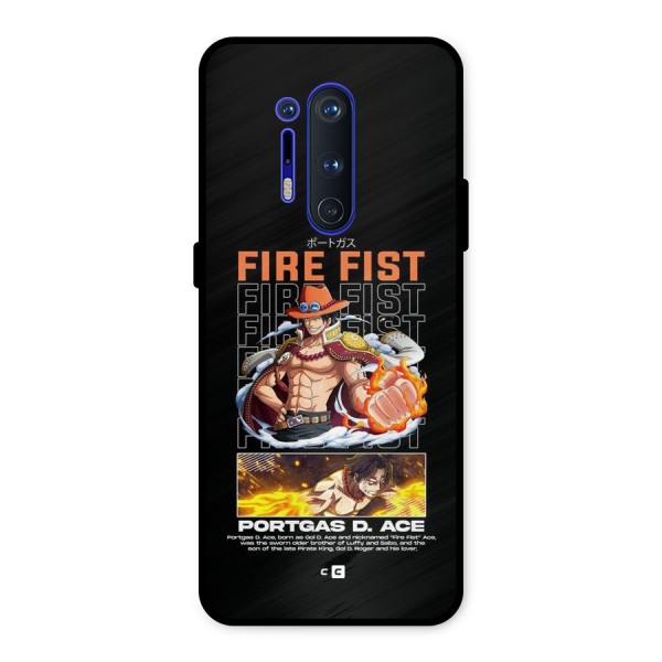 Fire Fist Ace Metal Back Case for OnePlus 8 Pro