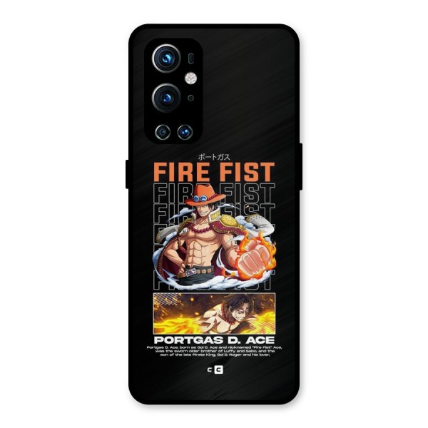 Fire Fist Ace Metal Back Case for OnePlus 9 Pro