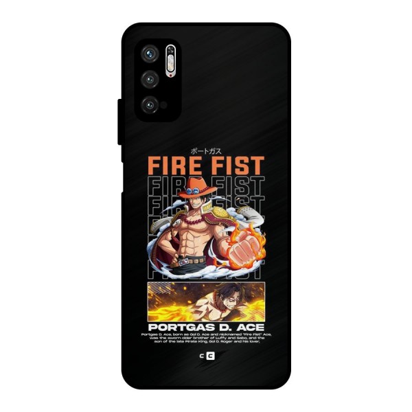 Fire Fist Ace Metal Back Case for Poco M3 Pro 5G