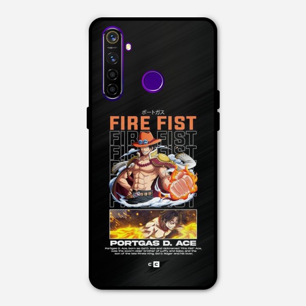 Fire Fist Ace Metal Back Case for Realme 5 Pro