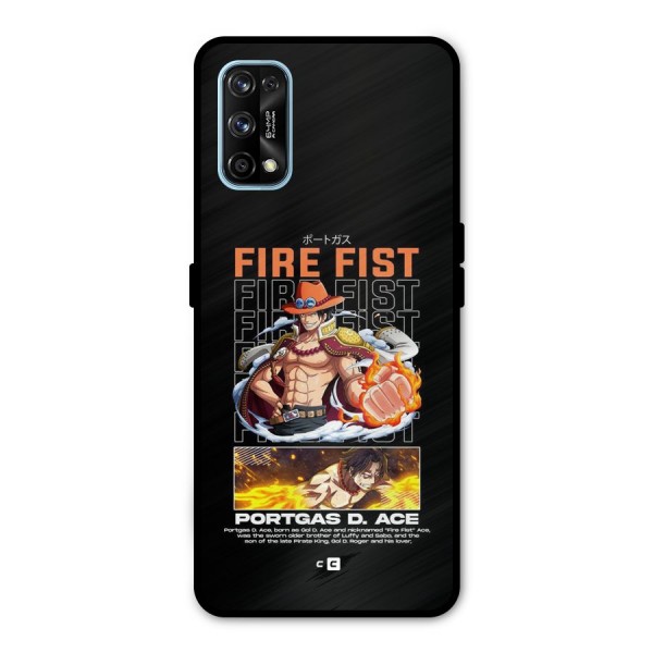 Fire Fist Ace Metal Back Case for Realme 7 Pro