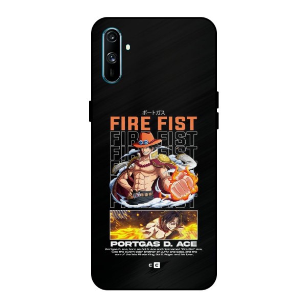 Fire Fist Ace Metal Back Case for Realme C3