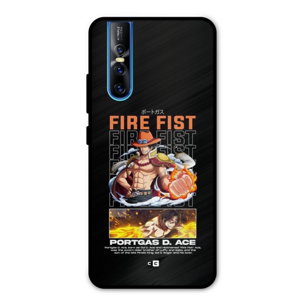 Fire Fist Ace Metal Back Case for Vivo V15 Pro