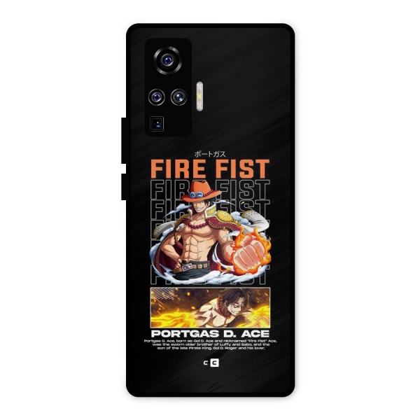 Fire Fist Ace Metal Back Case for Vivo X50 Pro
