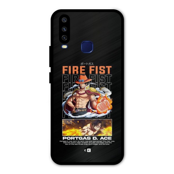 Fire Fist Ace Metal Back Case for Vivo Y12