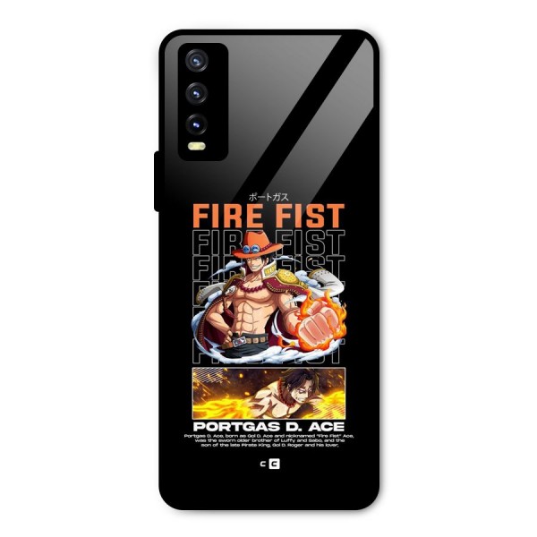 Fire Fist Ace Metal Back Case for Vivo Y20i