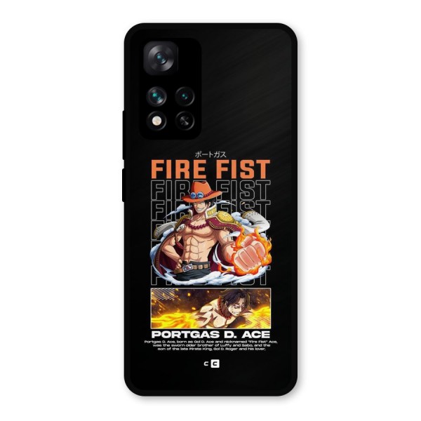 Fire Fist Ace Metal Back Case for Xiaomi 11i 5G