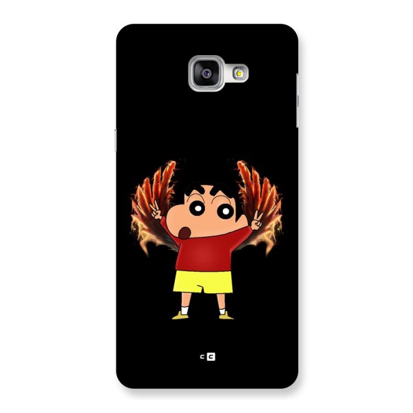 Fire Shinchan Back Case for Galaxy A9