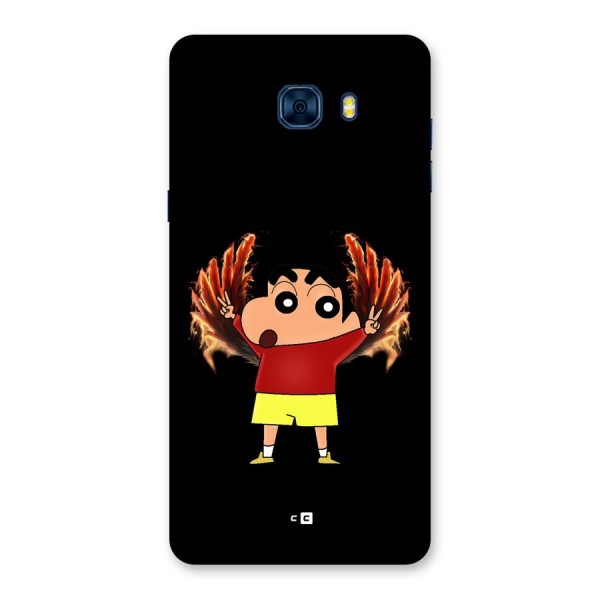 Fire Shinchan Back Case for Galaxy C7 Pro