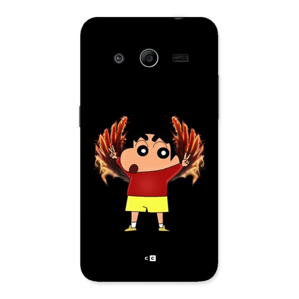 Fire Shinchan Back Case for Galaxy Core 2