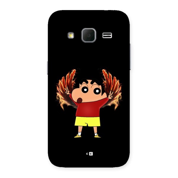 Fire Shinchan Back Case for Galaxy Core Prime
