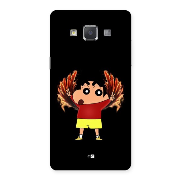 Fire Shinchan Back Case for Galaxy Grand 3