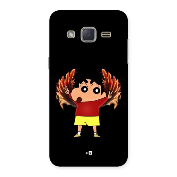 Fire Shinchan Back Case for Galaxy J2