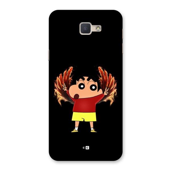 Fire Shinchan Back Case for Galaxy J5 Prime