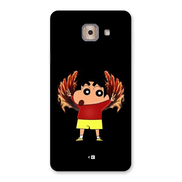 Fire Shinchan Back Case for Galaxy J7 Max