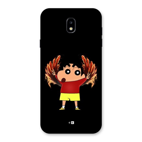 Fire Shinchan Back Case for Galaxy J7 Pro