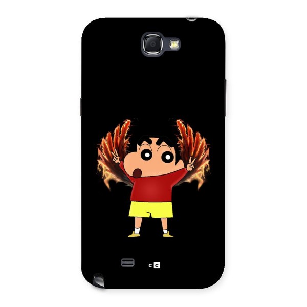 Fire Shinchan Back Case for Galaxy Note 2