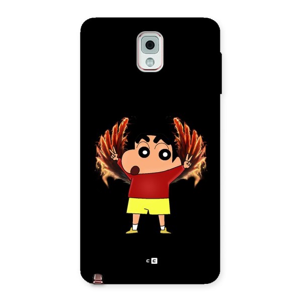 Fire Shinchan Back Case for Galaxy Note 3