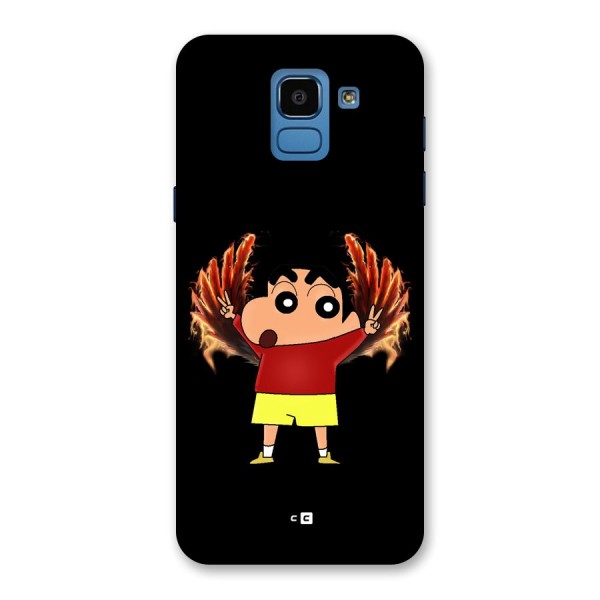 Fire Shinchan Back Case for Galaxy On6