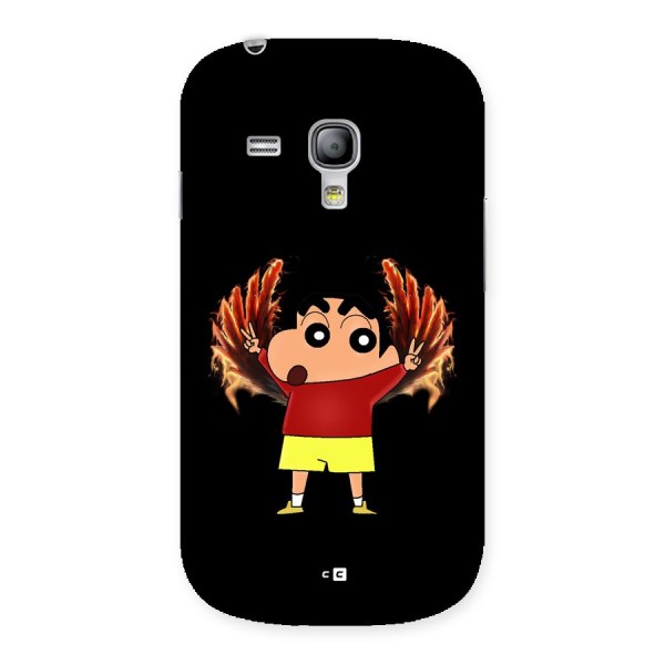 Fire Shinchan Back Case for Galaxy S3 Mini