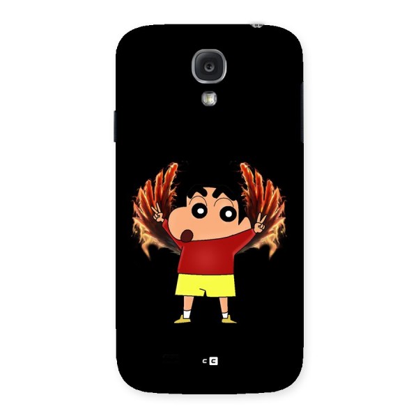 Fire Shinchan Back Case for Galaxy S4