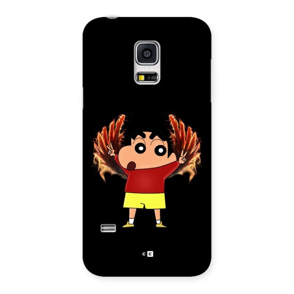 Fire Shinchan Back Case for Galaxy S5 Mini