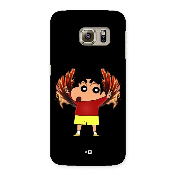 Fire Shinchan Back Case for Galaxy S6 edge