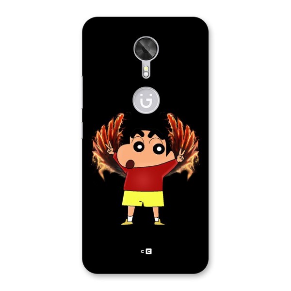 Fire Shinchan Back Case for Gionee A1