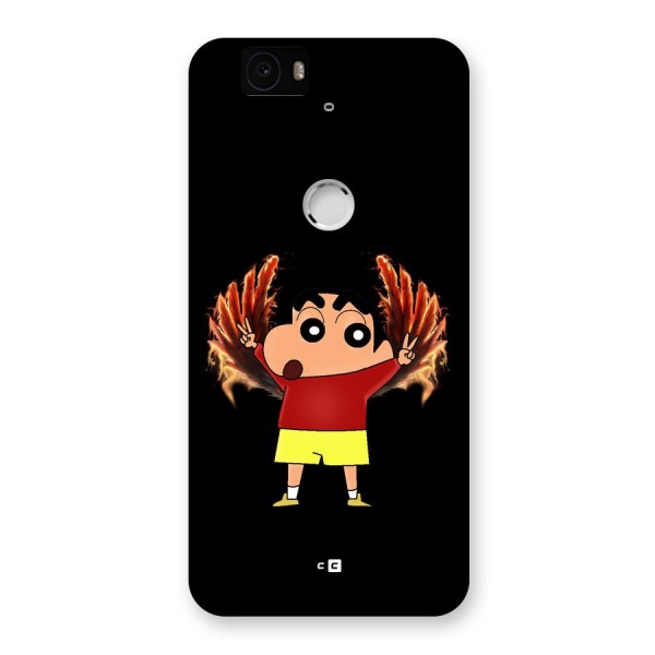 Fire Shinchan Back Case for Google Nexus 6P