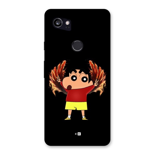 Fire Shinchan Back Case for Google Pixel 2 XL