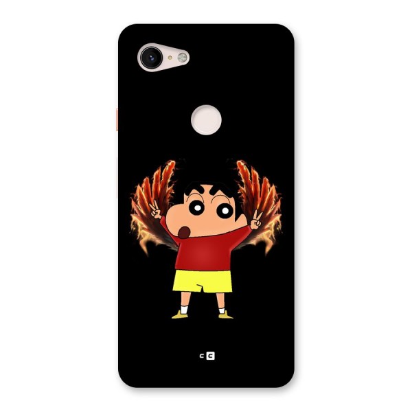 Fire Shinchan Back Case for Google Pixel 3 XL