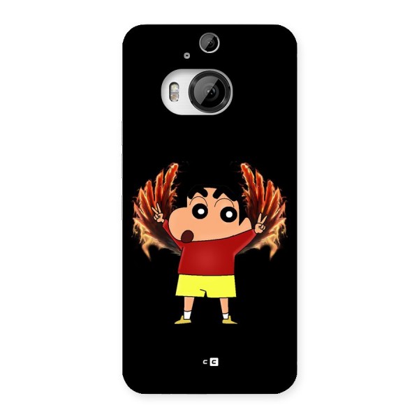 Fire Shinchan Back Case for HTC One M9 Plus