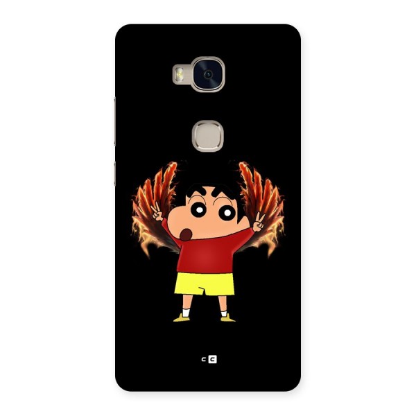 Fire Shinchan Back Case for Honor 5X