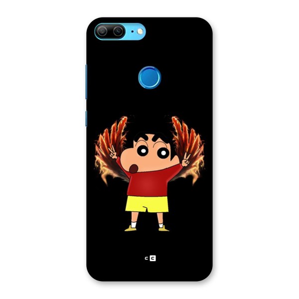 Fire Shinchan Back Case for Honor 9 Lite