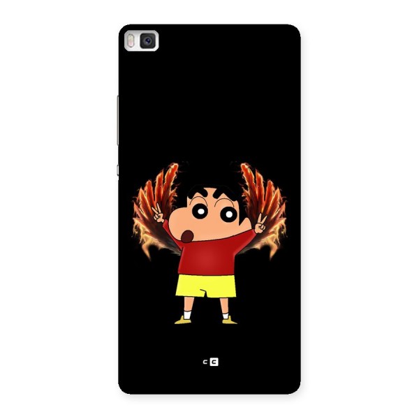 Fire Shinchan Back Case for Huawei P8